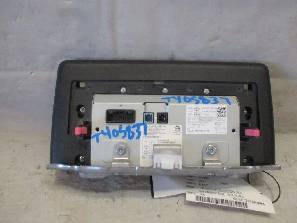 Pre-Owned 2019 2020 2021 Lexus NX 300 8" Information Display Sizecreen OEM (Good)