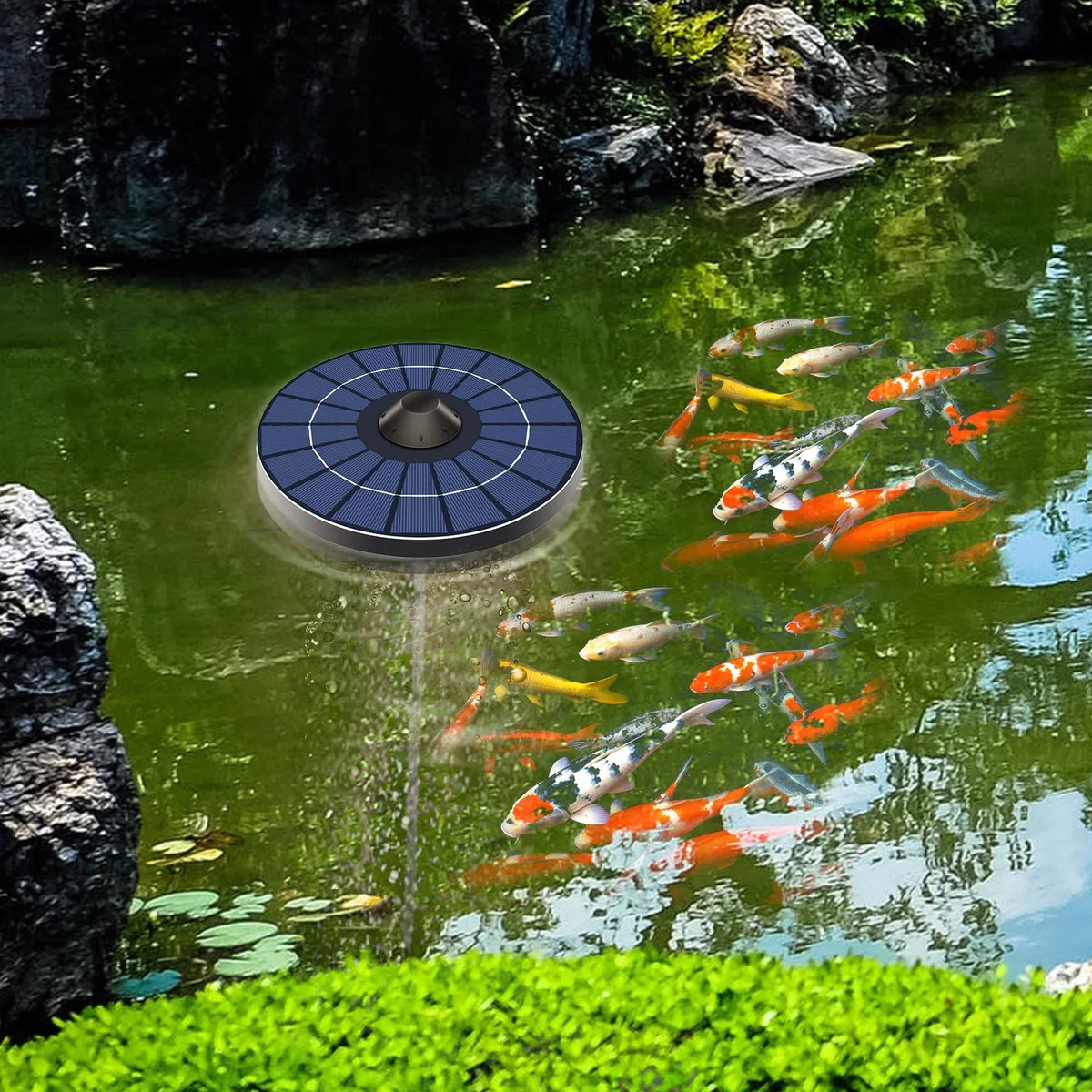 Carevas Instrument,Aerator Fish Tank Fish Tank Sizemall Pond Aerator Sizetone Water Pond Tank Sizemall Pond Bubble Sizetone Water Sizemall Pond Water Sizeolar Aerator Pump mewmewcat Air se Bubble