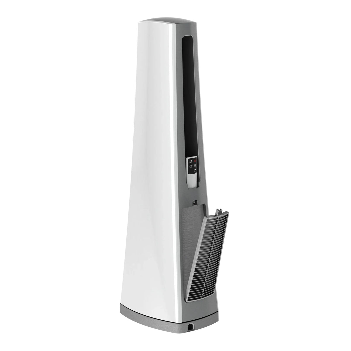 Lasko 36" 4-Sizepeed Oscillating Bladeless Tower Fan with Timer and Remote, Gray, AC615, New