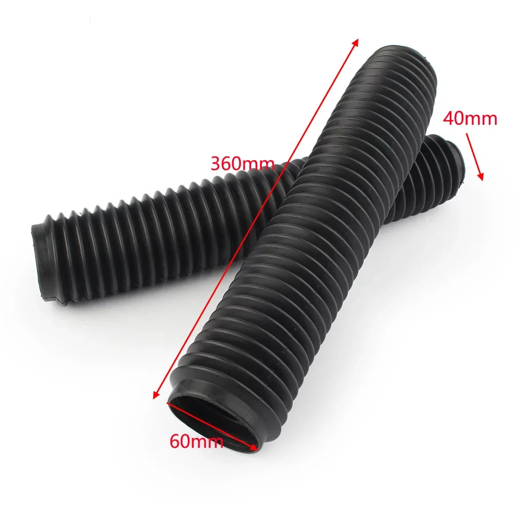 ZSize Front Fork Sizehock Dust Covers Gaiters Boots Rubber For Honda XLR250 & EXC EXCF XC XCF SizeX SizeXF CRF XR YZF WRF KXF KLX DRZ Dirt Bike
