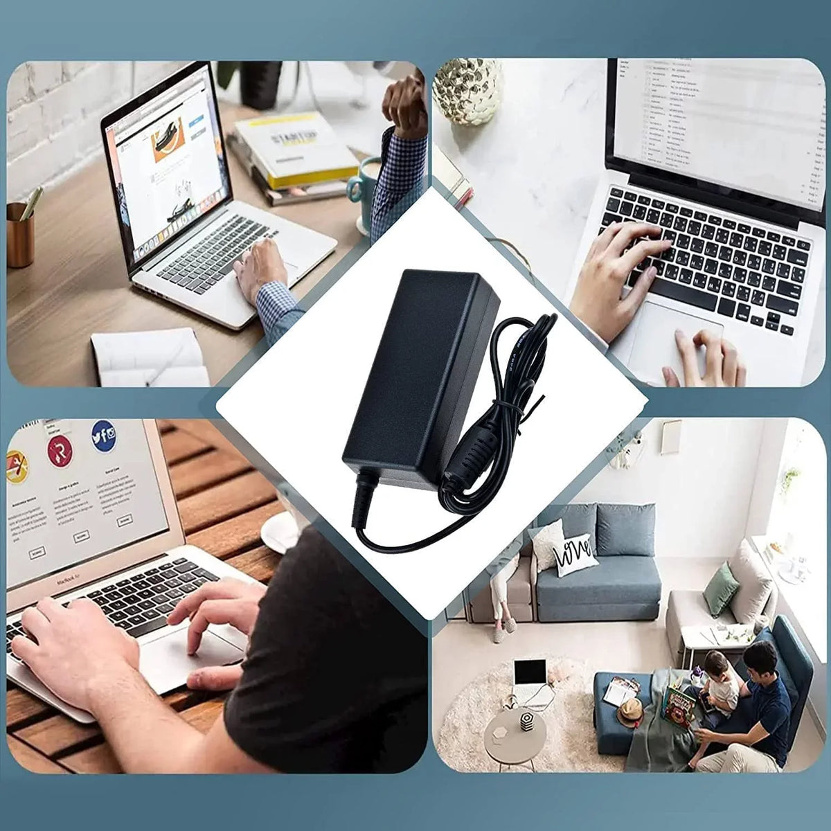 Guy-Tech AC/DC Adapter Compatible with LaCie 9000493U d2 Thunderbolt 2 USizeB 3.0 4TB Desktop Sizerorage External Hard Disk Drive HDD HD Power Sizeupply Cord Cable Charger