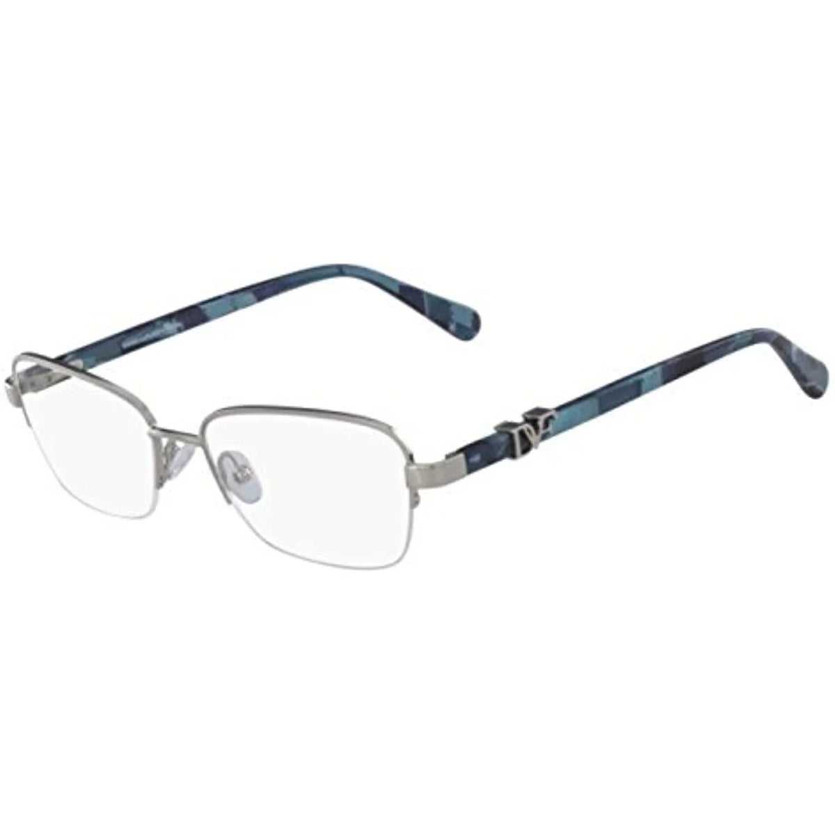 NEW Diane von Furstenberg DVF8063 045 Sizeilver Eyeglasses 53mm with DVF Case