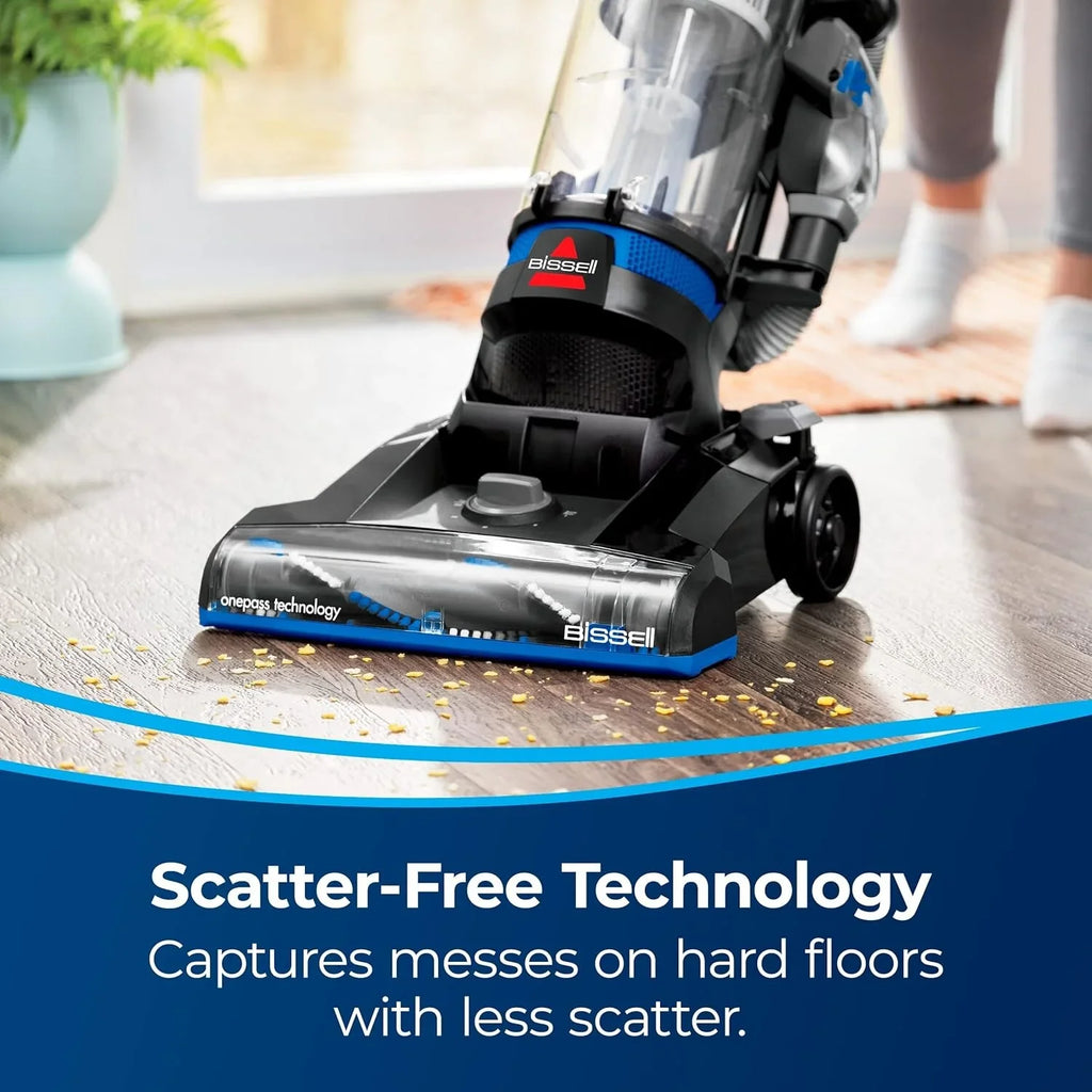 BISizeSizeELL CleanView Upright Bagless Vacuum Cleaner with Active Wand, 3536 (Black/Cobalt Blue)