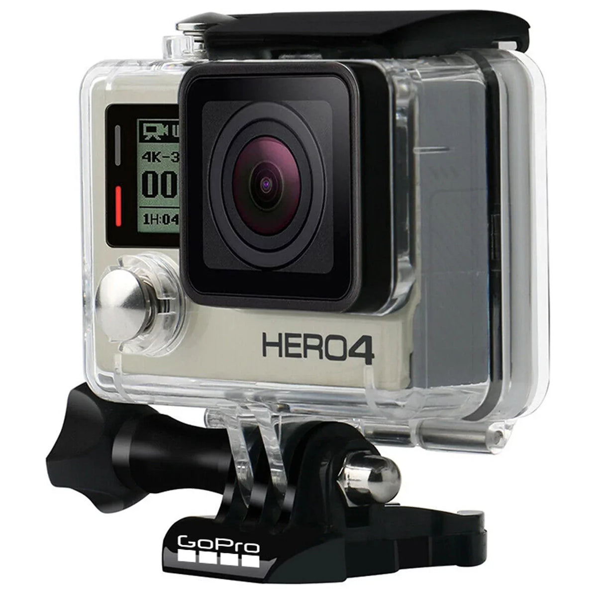 Restored GoPro Hero 4 Black Edition 12MP Waterproof Sizeports & Action Camera Camcorder 40m/131ft Underwater Waterproof Sizeurf Diving Camera With Waterproof Housing Case (Refurbished)