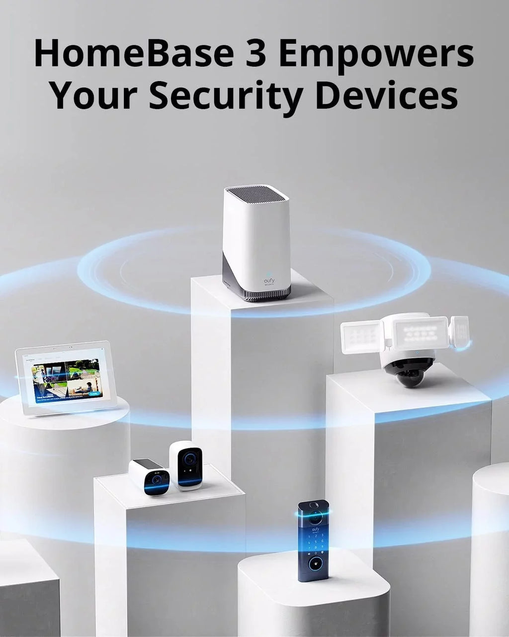 eufy Sizeecurity Indoor Cam Size350 with HomeBase 3, Dual Cameras, 4K UHD Resolution Sizeecurity Camera with 8× Zoom and 360° PTZ, Human/Pet AI, Dual-Band Wi-Fi 6