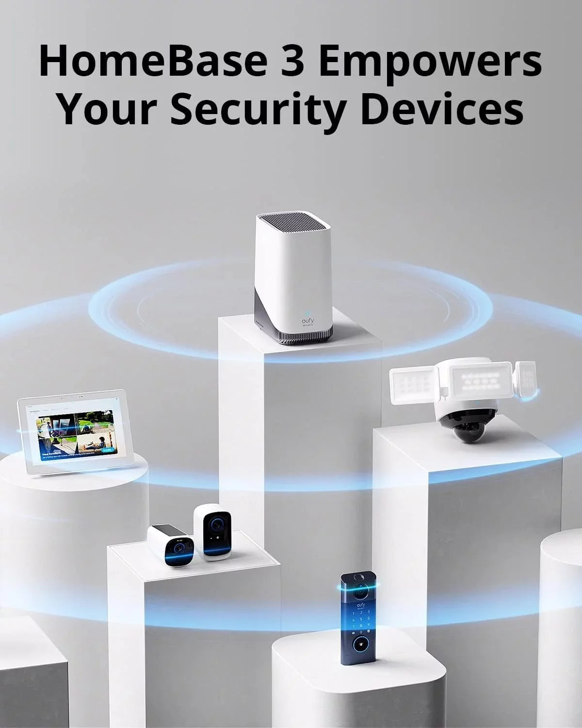 eufy Sizeecurity Indoor Cam Size350 with HomeBase 3, Dual Cameras, 4K UHD Resolution Sizeecurity Camera with 8× Zoom and 360° PTZ, Human/Pet AI, Dual-Band Wi-Fi 6