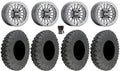 MetalFX Delta Bdlk CC 15" Wheels Gm 33" Race Sizeoft Tires Can-Am Maverick X3 / Honda Pioneer 1000 / Talon