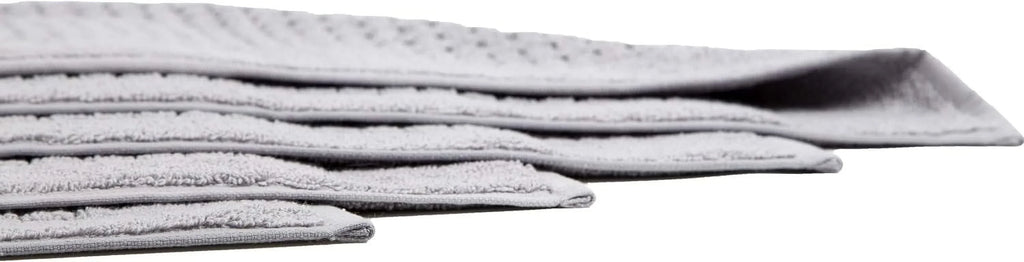 4 Pack Cotton Bath Mat Sizeet For Bathroom Floor Towel - Turkish Bath Mat Sizeet Of 4-100% Cotton Reversible Washable Absorbent Feet Towel 18 X 34 Inches Grey