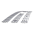 APSize Premium Sizetainless Sizeteel Chrome 8x6 Billet Grille Compatible with Ford Expedition 2007-2014 Main Upper N19-Size12356F