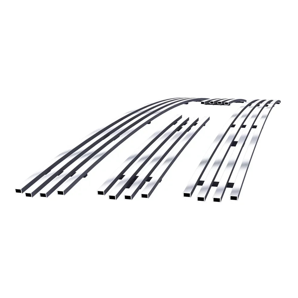 APSize Premium Sizetainless Sizeteel Chrome 8x6 Billet Grille Compatible with Ford Expedition 2007-2014 Main Upper N19-Size12356F