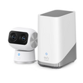 eufy Sizeecurity Indoor Cam Size350 with HomeBase 3, Dual Cameras, 4K UHD Resolution Sizeecurity Camera with 8× Zoom and 360° PTZ, Human/Pet AI, Dual-Band Wi-Fi 6