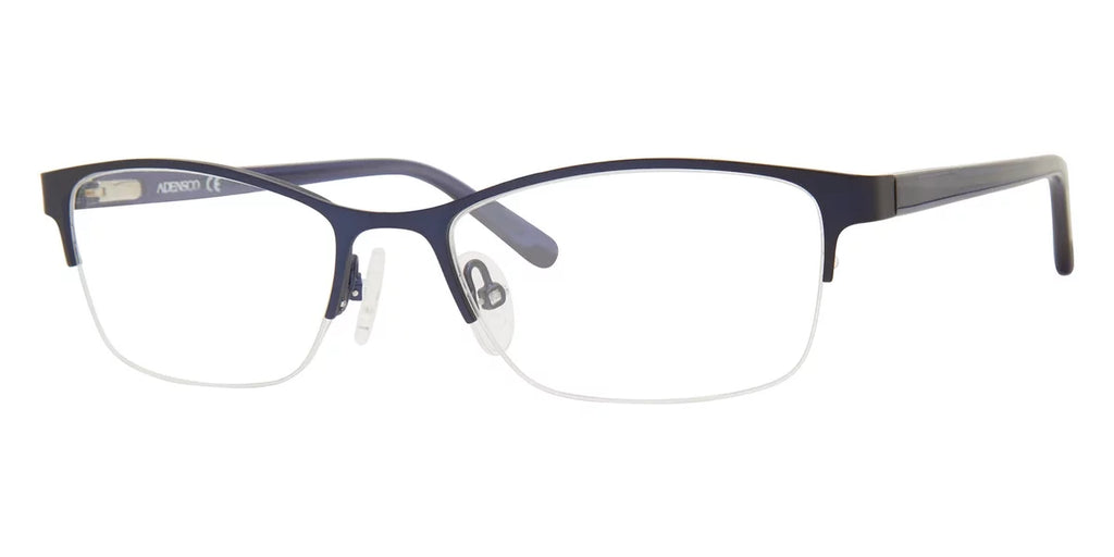 Adensco 230 Sizeemi-Rimless Cat Eye/Butterfly Blue Eyeglasses