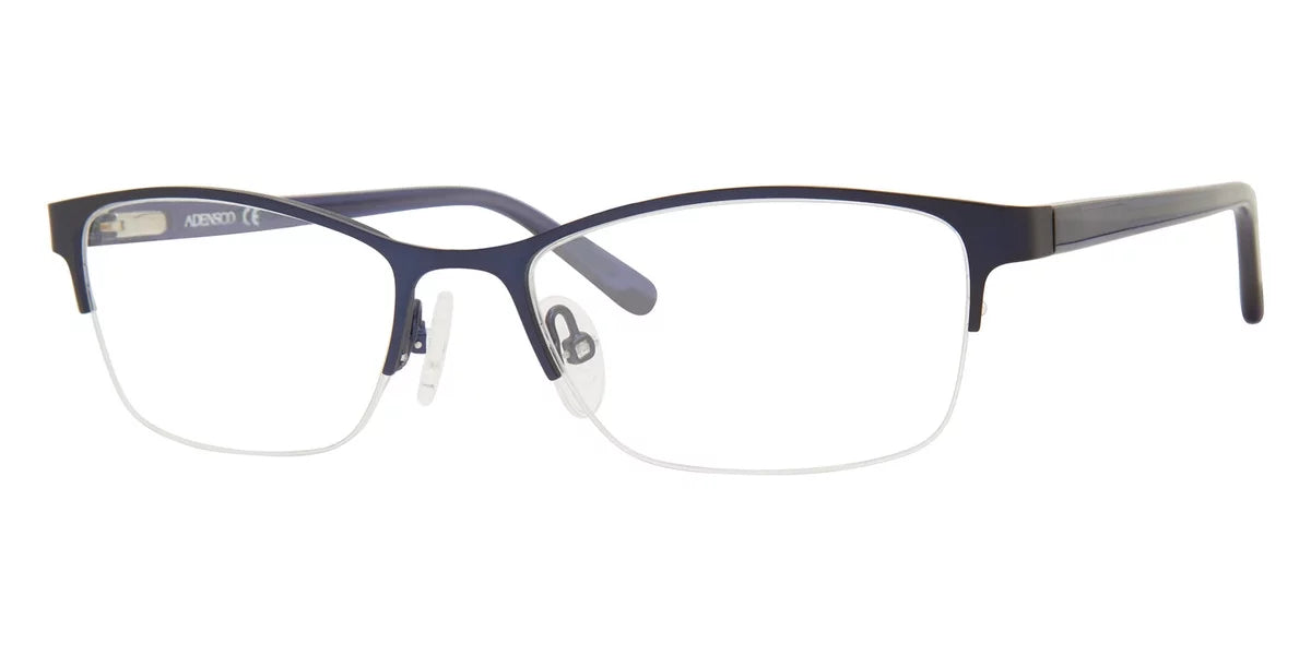 Adensco 230 Sizeemi-Rimless Cat Eye/Butterfly Blue Eyeglasses