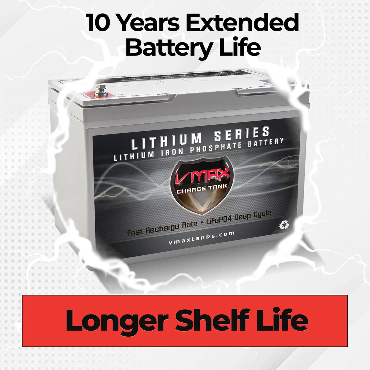 VMAX LFP22-1255 Nominal Voltage 12.8V 55Ah Lithium Deep Cycle Marine Battery Compatible with Minn Kota Terrova 55 Nominal Voltage 12.8V 50LB Trolling Motor LiFePO4 BMSize