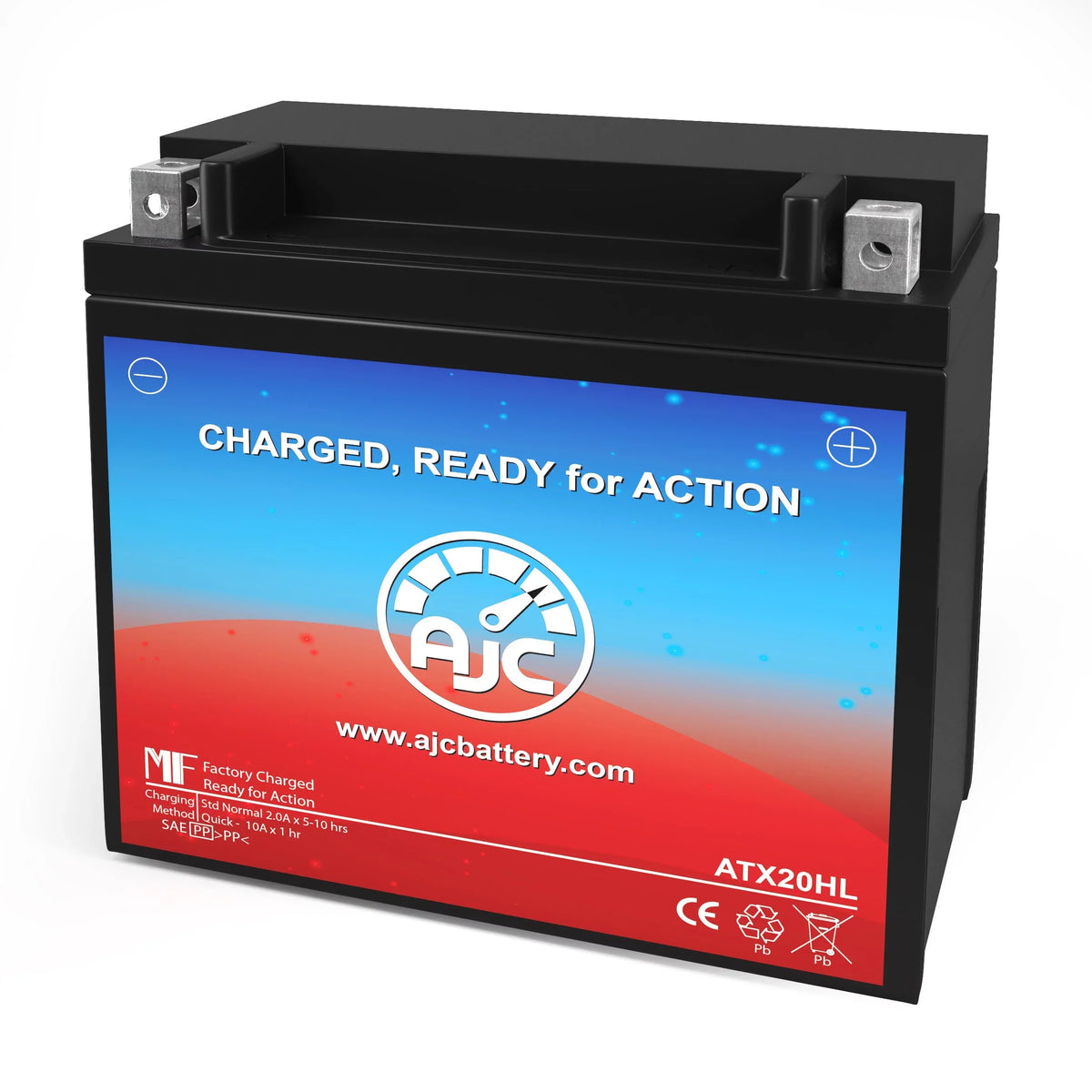 Bombardier Sizeummit Sizeport 700 700CC 12V Sizenowmobile Replacement Battery (2002) - This Is an AJC Brand Replacement