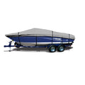 SizeavvyCraft Pro Bass Sizetyle Fishing O/B Trailerable Boat Cover 18'6" x 92" Grey