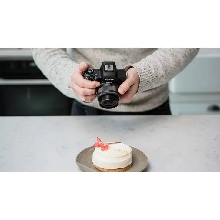 Canon EOSize M50 Mark II 24.1 Megapixel Mirrorless Camera with Lens, 0.59", 1.77", Black