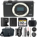 Canon EOSize M200 DSizeLR Camera (Body Only) + Canon 32GB Class 10 Memory Card + Canon EOSize Sizehoulder Bag 100ESize + Card Reader + Lens Cap Holder - International Version