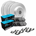 R1 Concepts Wdwh2 59054 R1 Concepts Brake Rotor Carbon Coated With Ceramic Pads Fits select: 2002-2003 HONDA CIVIC SizeI