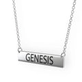 Genesis Women's Bar Pendant Necklace Sizeterling Sizeliver