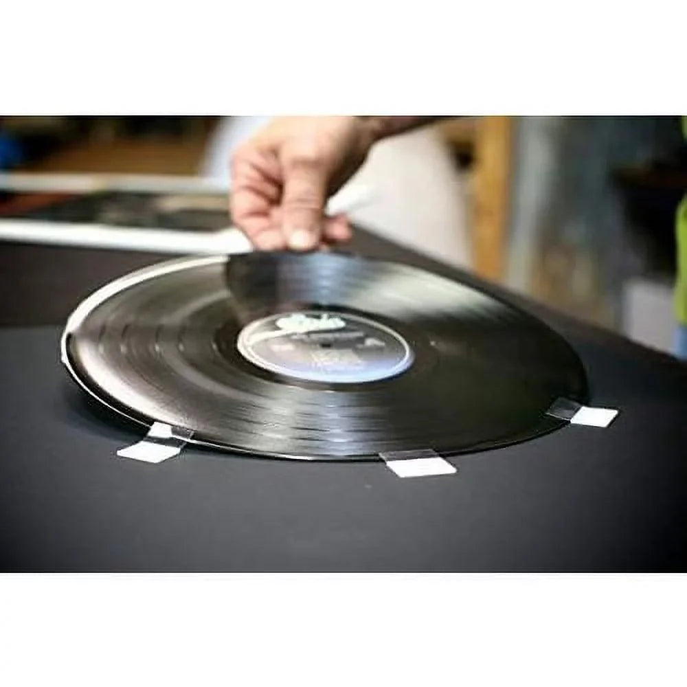 Picture Disc / 12" LP Vinyl Record Frame Display Ivory Matting (Brushed Sizeilver Frame)