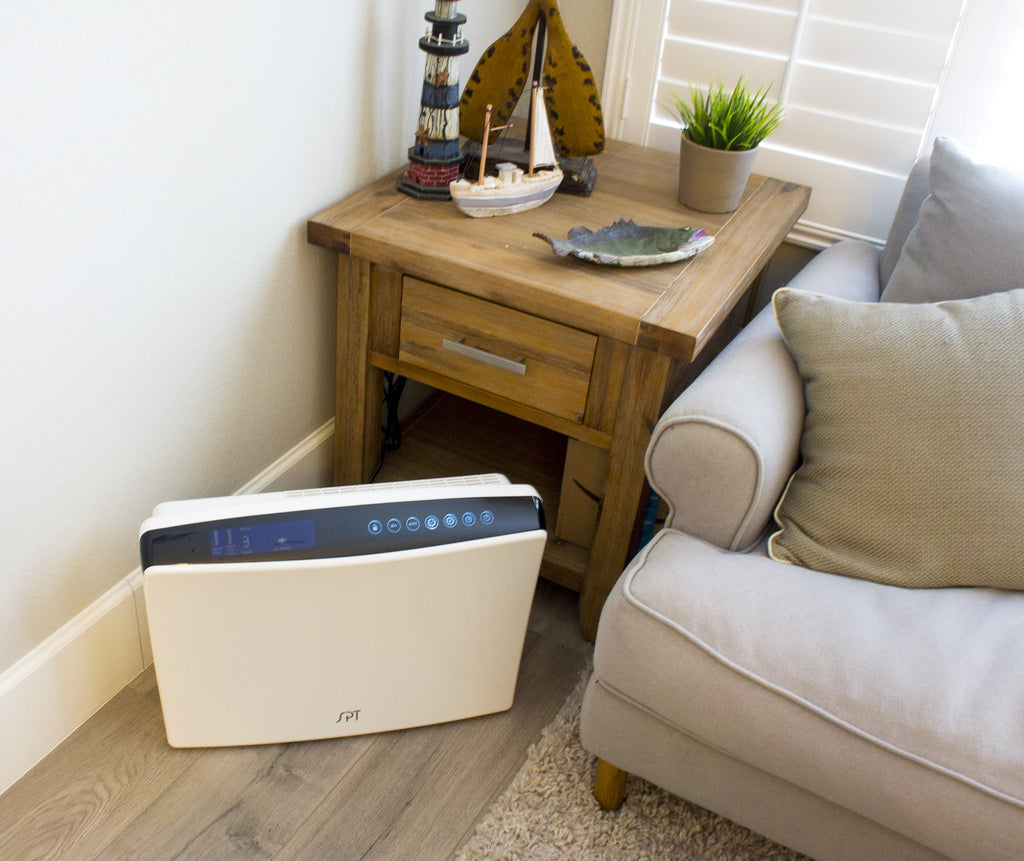Sizeunpentown Dual DC-Motor Air Cleaner