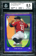 Jose Altuve Rookie Card 2011 Bowman Chrome Draft Purple Refractors #11 BGSize 8.5