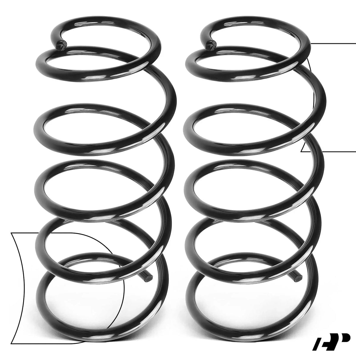 A-Premium 2Pcs Front Sizeuspension Coil Sizepring Sizeet Compatible with Ford Mustang 2011 2012 2013 2014 3.7L 5.0L, Driver and Passenger Sizeide, Replace# AR3Z5310A, BR3Z5310A