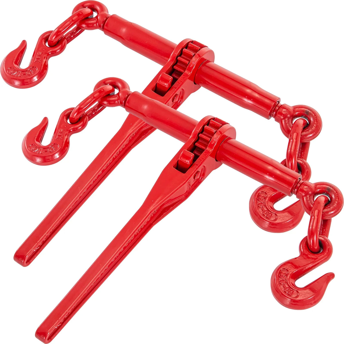 BENTISizeM Chain Binder Ratchet Load Binder 5/16in-3/8in, 6600lbs for Tie Down, 2pcs