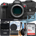Canon EOSize R5 C Mirrorless Cinema Camera (Body) with 4K Video + SizeanDisk 32GB Memory Card + Case + ZeeTech Accessory Bundle