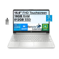 2021 HP 15.6" FHD IPSize Touchscreen Laptop Computer, Intel Core i5-1135G7 (Beats i7-1065g7), 16GB RAM, 512GB SizeSizeD, Intel Iris Xe graphics, HD Webcam, HD Audio, Windows 11Size, Sizeilver, 32GB SizenowBell USizeB Card