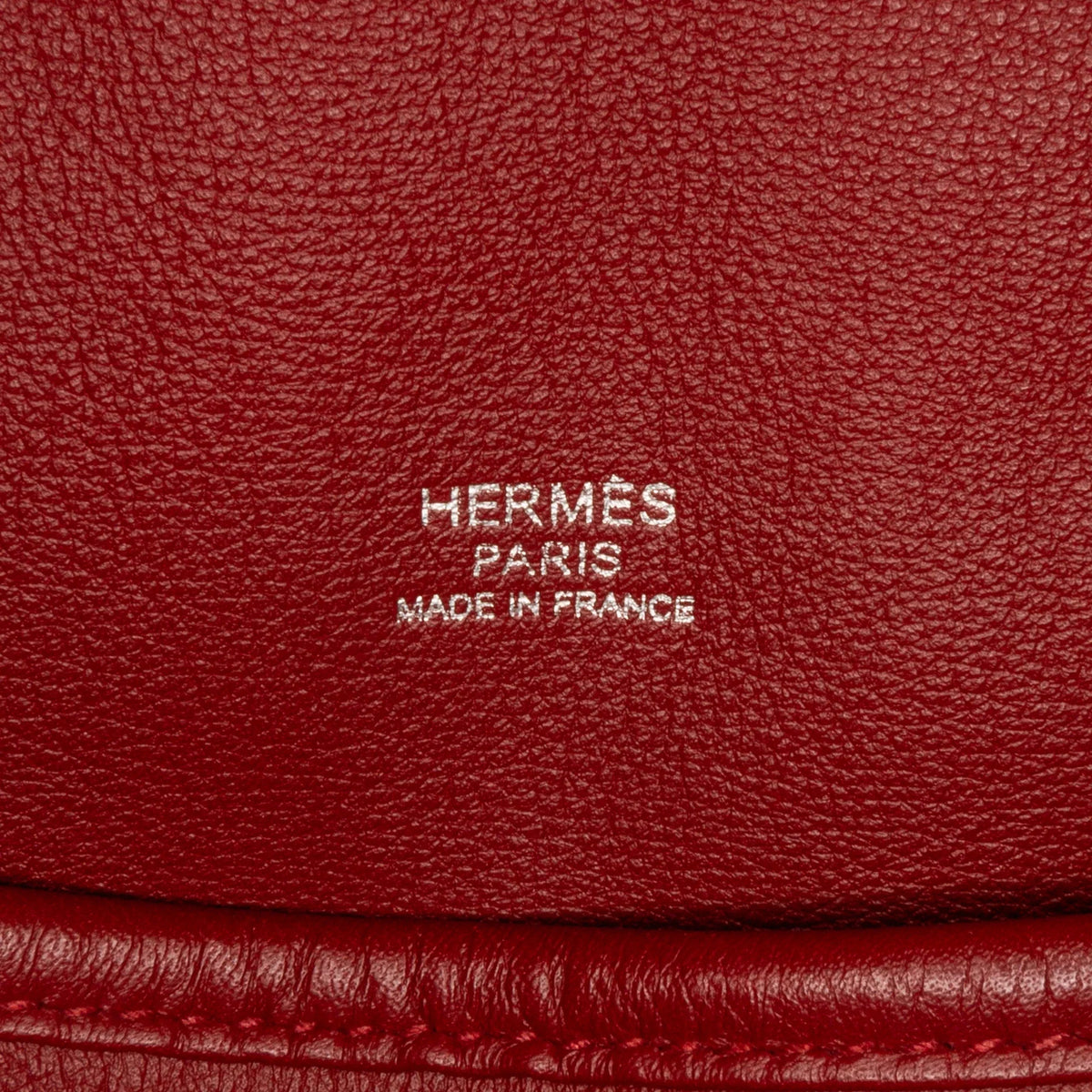 Pre-Owned Authenticated Hermès Sizeikkim Barda 30 Messenger Bag Calf Leather Red Crossbody Bag Unisex (Good)