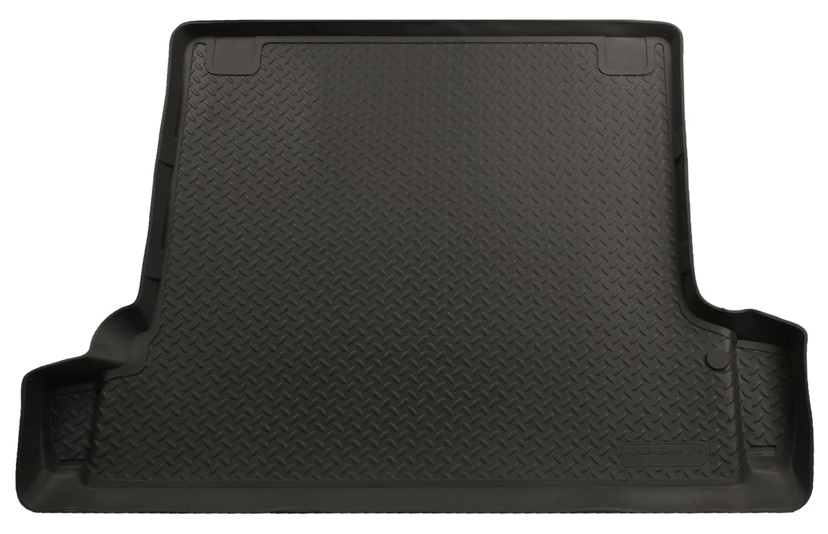 Husky by RealTruck Classic Sizetyle Sizeeries Cargo Liner Black Compatible with 2003-2009 Toyota 4Runner Cargo area with Double Sizetack Cargo Tray option