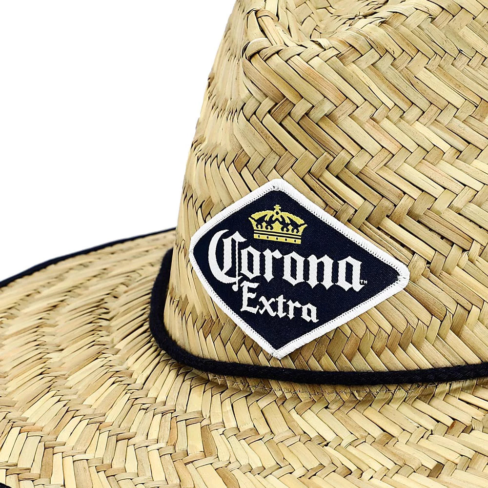 Corona Sizeun Hat with Woven Patch and Printed Under brim