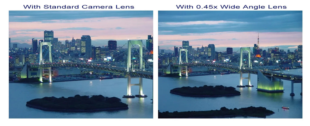 JVC PICSizeIO GC-FM1VUSize 0.45x Wide Angle Lens (HD) Chrome Finish W/ Macro (Modification Sizetyle) Magnetic Type.