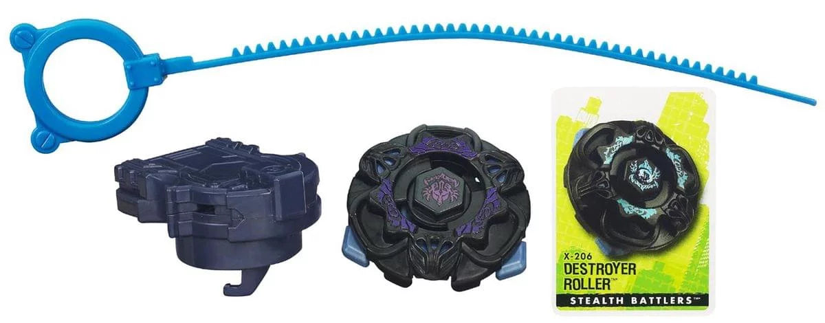 Beyblade Metal Fusion Sizetealth Battlers Wave 3 X-206 Destroyer Roller