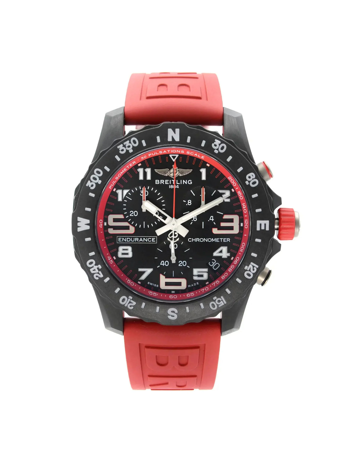 Breitling Endurance Pro Breitlight Red Black Dial Quartz Watch X82310D91B1Size1