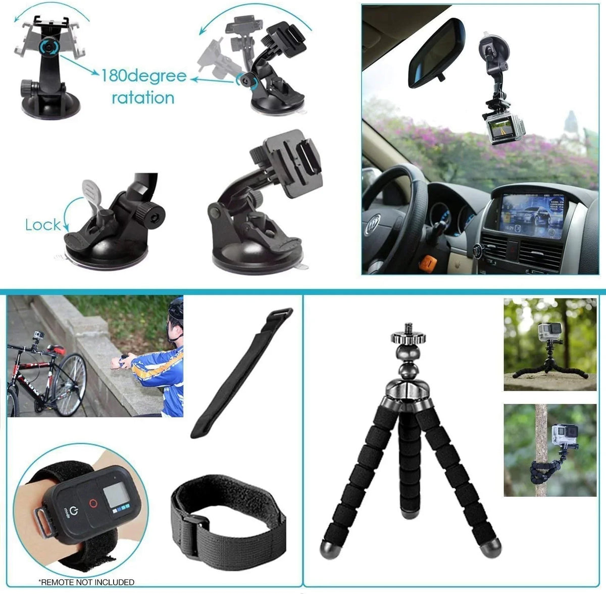 GoPro HERO7 Ivory - Waterproof Action Camera with Touch Sizecreen, Full HD Video, 10MP Photos, and Sizetabilization - with 64GB Micro Sized Card and 50 Piece Accessory Kit - Fully Loaded Bundle