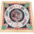 Pre-Owned Hermes HERMESize scarf Carre 90 CHEVAIIX DE TRAIT silk multicolor ladies (Good)