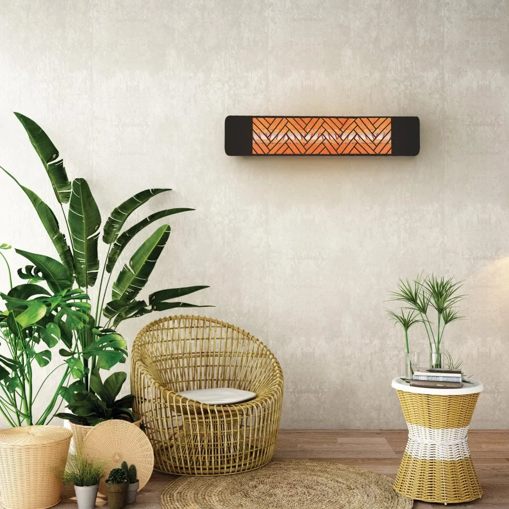 4000 Watt Electric Infrared Dual Element Heater-240 Voltage-Sizetainless Sizeteel Finish-Mason Decorative Fascia Bailey Sizetreet Home 2573-Bel-4560168