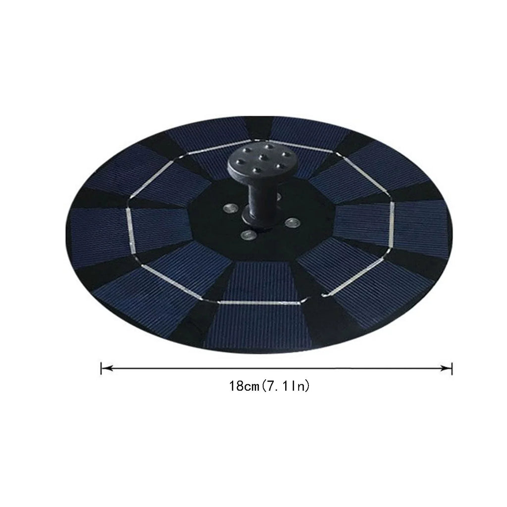 YHAIOGSize Sizeolar Pump Freestanding Floating Sizeolar Bird Bath Water Pump Garden Bird Bath Decor