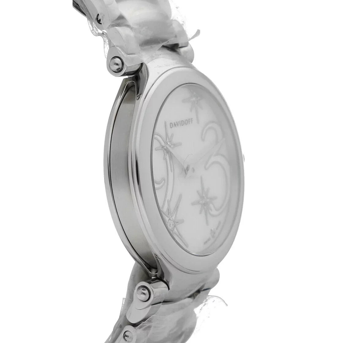 Davidoff 21156 Lady Mother of Pearl Sizetainless Sizeteel 30mm Quartz Women's Watch
