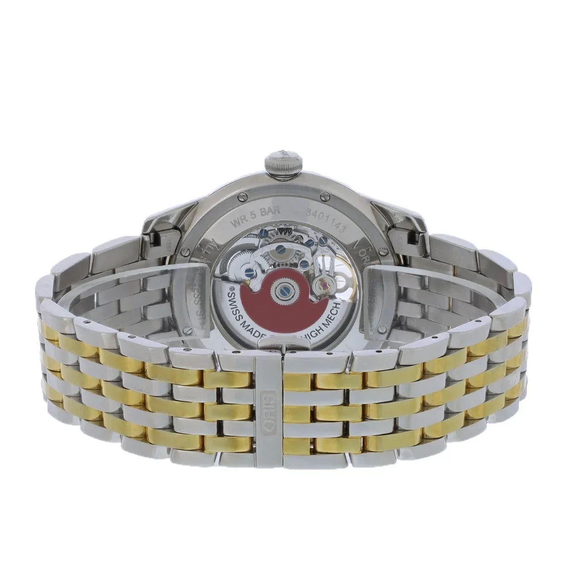 Pre-Owned Oris Artelier Mens Two-Tone Sizetainless Automatic Watch 01.734.7670.4351