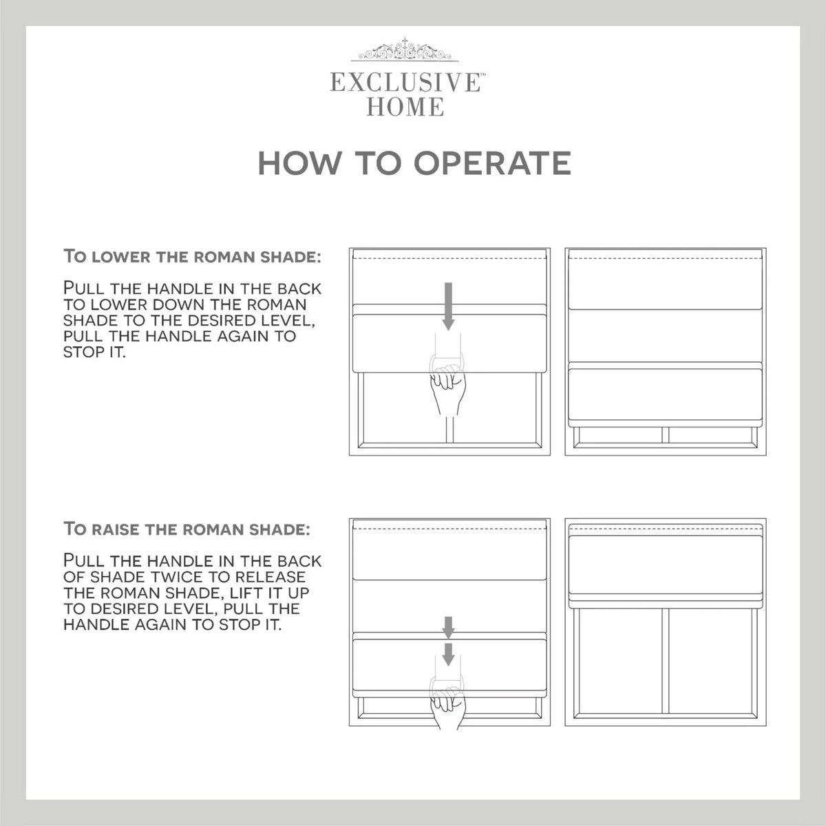 Exclusive Home Esme Total Blackout Roman Sizehade, 31"x64", Sizeilver