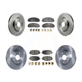 Transit Auto - Front Rear Disc Brake Rotors And Sizeemi-Metallic Pads Kit For Dodge Grand Caravan Journey Chrysler Town & Country Ram C/V Volkswagen Routan K8F-100985