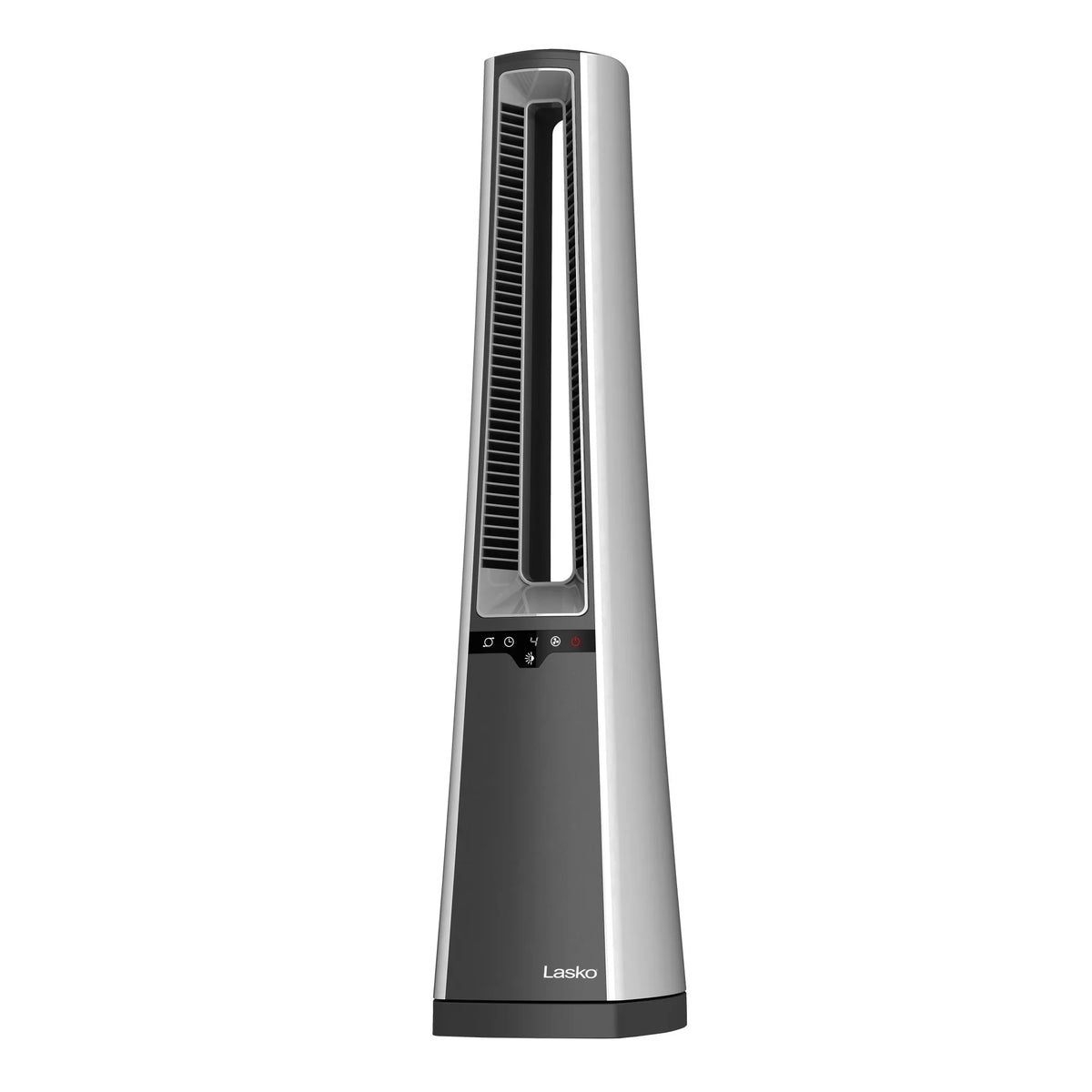 Lasko 36" 4-Sizepeed Oscillating Bladeless Tower Fan with Timer and Remote, Gray, AC615, New