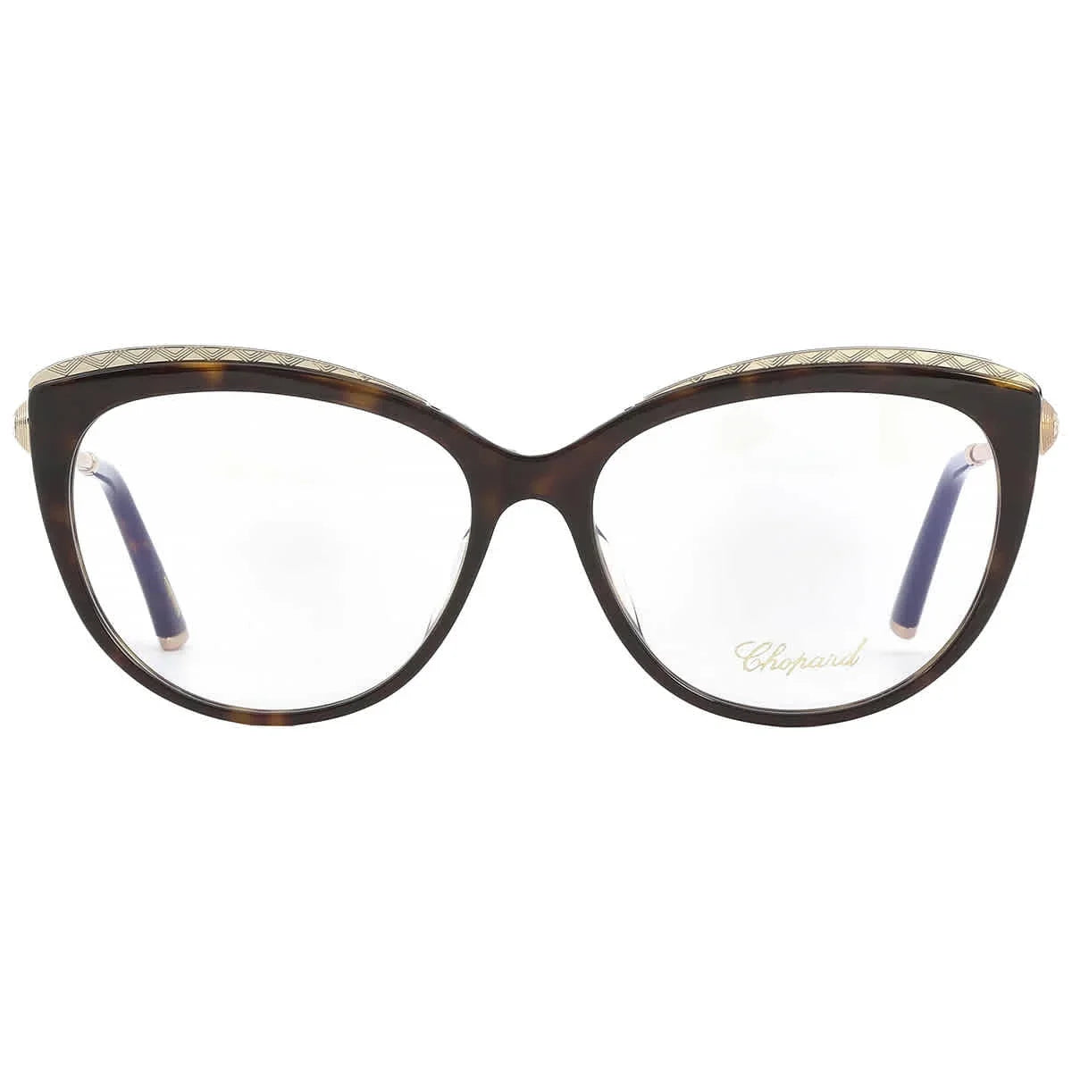 Chopard VCH276Size 0722 Women's Dark Havana Full Rim Eyeglasses