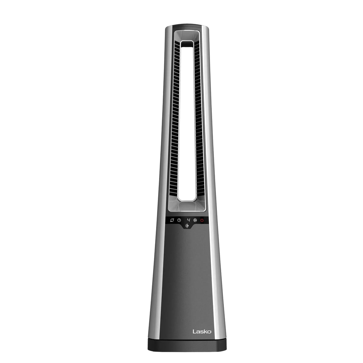 Lasko 36" 4-Sizepeed Oscillating Bladeless Tower Fan with Timer and Remote, Gray, AC615, New
