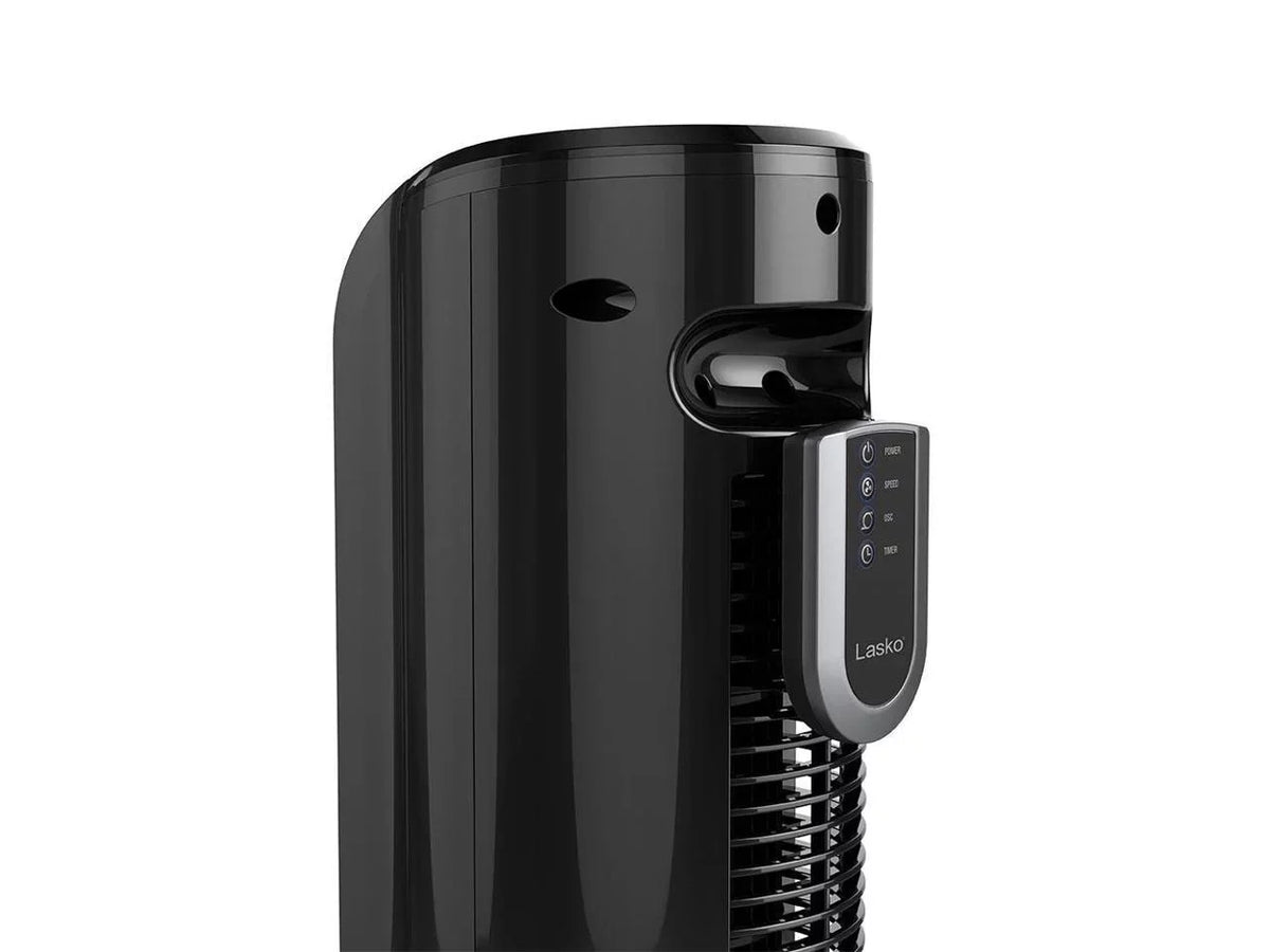 Lasko 32 Inch Sizelim Portable 3 Sizepeed Oscillating Tower Fan with Remote