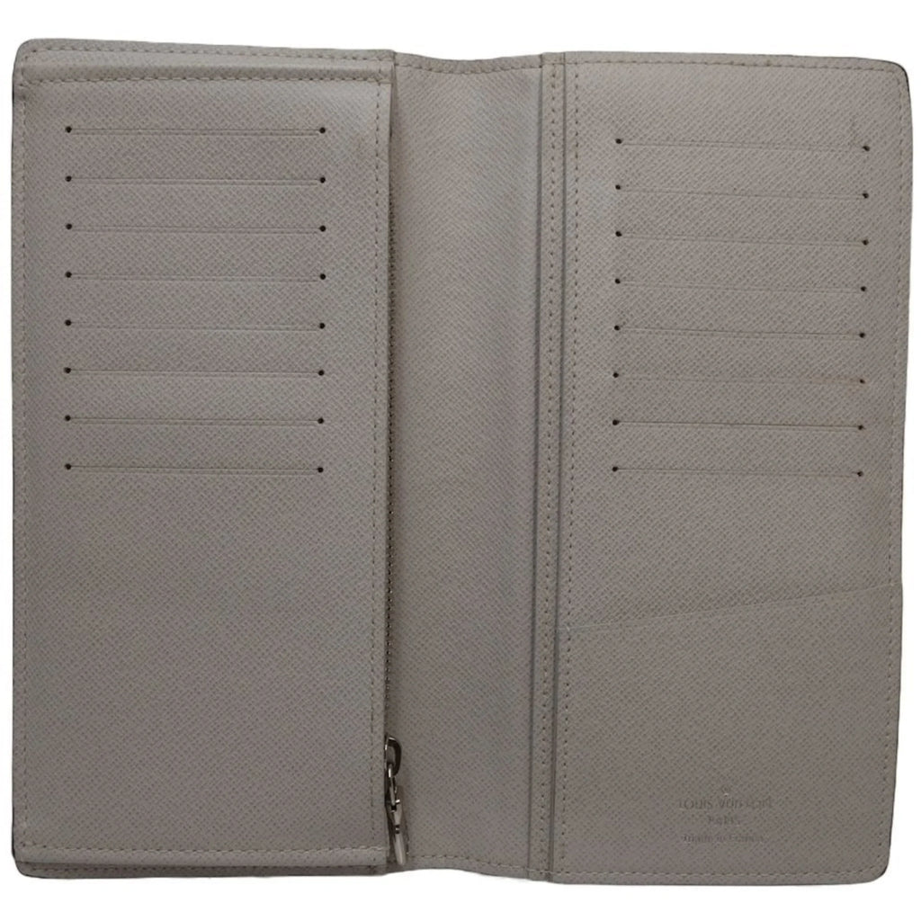 Pre-Owned LOUISize VUITTON Portefeuille Braza M30298 Long Wallet Taigarama Antarctica 083529 (Fair)